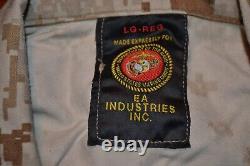 US Marine Corp MARPAT Desert Camo Blouse Large Reg & Trousers Med Reg (2 Sets)