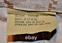 US Marine Corp MARPAT Desert Camo Blouse Large Reg & Trousers Med Reg (2 Sets)
