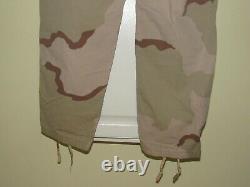 US Military Desert Camouflage Jacket Shirt & Pants Outfit Set Large Regular