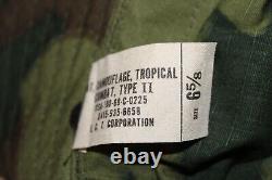 US Military Vietnam Era Jacket Pants Hat Set Camouflage Ripstop Shirt BS7