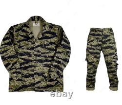 US Tropical Jungle Jacket Trousers Tiger Stripe Camo Combat Uniforms Coat Pants