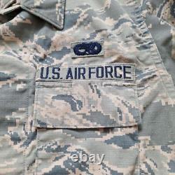U. S. A. F Abu Jacket Pants Camouflage Top And Bottom Set 36R