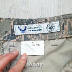 U. S. A. F Abu Jacket Pants Camouflage Top And Bottom Set 36R