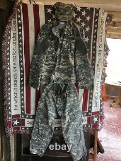 U. S. Army Combat Camouflage Uniform Complete 3-pc Set! Size LARGE