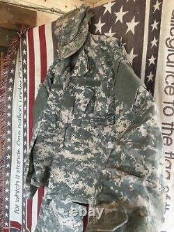 U. S. Army Combat Camouflage Uniform Complete 3-pc Set! Size LARGE