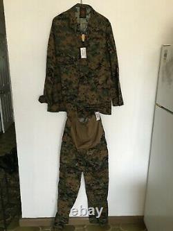 U. S. Marine Maternity Woodland MARPAT Camouflage Uniform Set Name MADRID S-Reg