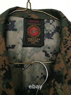 U. S. Marine Maternity Woodland MARPAT Camouflage Uniform Set Name MADRID S-Reg