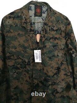 U. S. Marine Maternity Woodland MARPAT Camouflage Uniform Set Name MADRID S-Reg