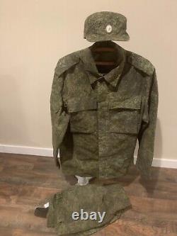 Ukraine War Captured Russian Army / DPR Summer EMR Camo Uniform Set with Cap