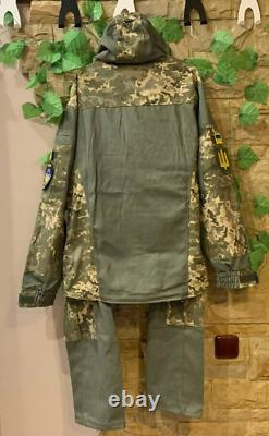 Ukrainian combat suit GORKA, Jacket pants uniform of Ukrainiane Pixel mm 14