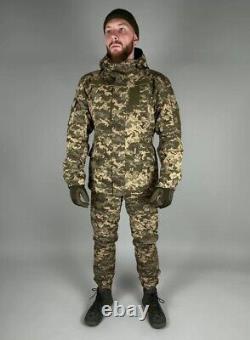 Ukrainian tactical suit Gorka insulated with fleece camouflage UA MM-14 Pixel