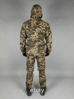 Ukrainian tactical suit Gorka insulated with fleece camouflage UA MM-14 Pixel