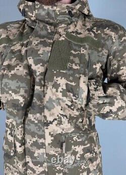 Ukrainian tactical suit Gorka insulated with fleece camouflage UA MM-14 Pixel
