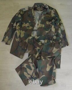 Uniform Army Suit Camouflage BDU Jacket Pants Set Woodland Military SL-XL 50-52