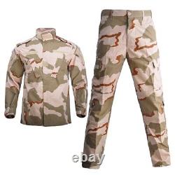 Uniform Camouflage Tactical Suits Men Forces Suit Combat Shirt Pant Set