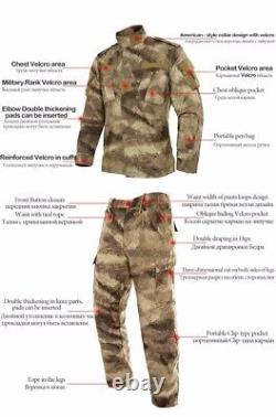Uniforme Militar Hombre Traje Táctico Camuflaje Camisas Abrigo Conjunto Chalecos