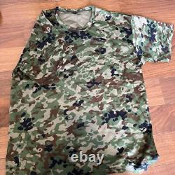 Unisex Camouflage T-Shirt Set, Survival Game Clothes, Military, Size 175 To 180C