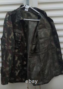 Unissued original Brazilian army lizard uniform camo set BDU Medium size