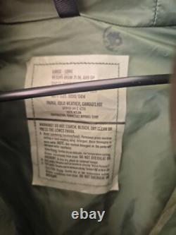 Unused OLD STOCK BDU Goretex Parka / Pants Set Cold Wet Weather Camo Large Long