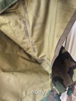 Unused OLD STOCK BDU Goretex Parka / Pants Set Cold Wet Weather Camo Large Long