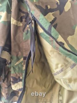 Unused OLD STOCK BDU Goretex Parka / Pants Set Cold Wet Weather Camo Large Long