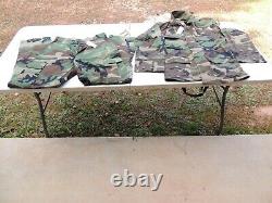 Us Army Usmc Woodland Bdu Camo Camouflage Shirt Trousers Pants Set Medium Nwt