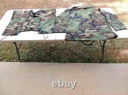 Us Army Usmc Woodland Bdu Camo Camouflage Shirt Trousers Pants Set Medium Nwt