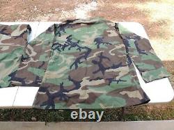 Us Army Usmc Woodland Bdu Camo Camouflage Shirt Trousers Pants Set Medium Nwt