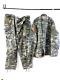 Us Military Gray Digital Camo Uniform Set Jacket, Pants And Web Belt Size Xxl