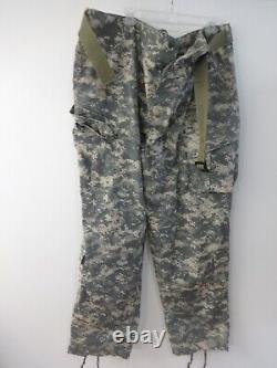 Us Military Gray Digital Camo Uniform Set Jacket, Pants And Web Belt Size XXL