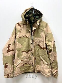 Usgi Ecwcs Gore Tex Cold Weather Reversible Woodland/desert Camo Set Large