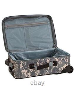 Vara Softside Upright Luggage, ACU CAMO, 3-Piece Set (20/22/28)