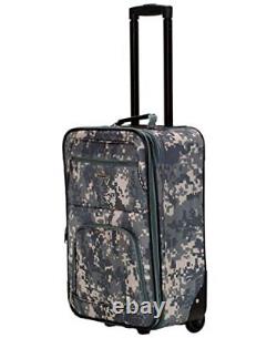 Vara Softside Upright Luggage, ACU CAMO, 3-Piece Set (20/22/28)