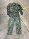Vietnam Usmc Erdl Rip-stop Camouflage Poplin Class 2 Set Top And Trousers