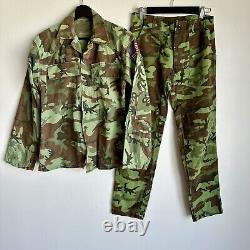 Vietnam War ARVN Camo Uniform Set Patched USA Named ERDL