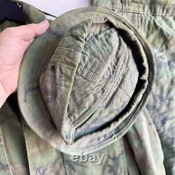 Vietnam War ARVN Invisible ERDL Camo Uniform Set Jacket Pants Boonie Hat