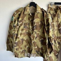 Vietnam War ARVN Police Cloud Camo Uniform Set Named Patched