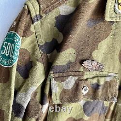 Vietnam War ARVN Police Cloud Camo Uniform Set Named Patched