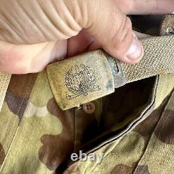 Vietnam War ARVN Police Cloud Camo Uniform Set Named Patched