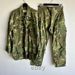Vietnam War ERDL Camo Poplin 1st Patt Set Named Patched Air Force