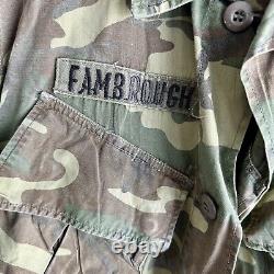 Vietnam War ERDL Camo Poplin 1st Patt Set Named Patched Air Force