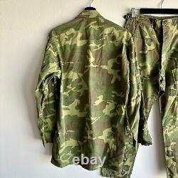 Vietnam War ERDL Camo Poplin 1st Patt Set Named Patched Air Force
