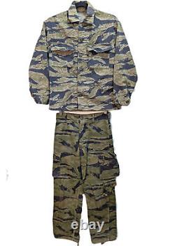 Vintage Authentic South Vietnamese AVRN Tailored US Issued Tigerstripe BDU Set