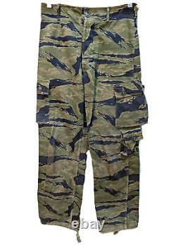 Vintage Authentic South Vietnamese AVRN Tailored US Issued Tigerstripe BDU Set