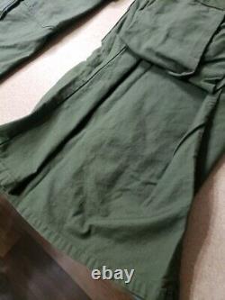 Vintage US Army Green Fatigues Set Pants & Shirt 1970s Vietnam Era
