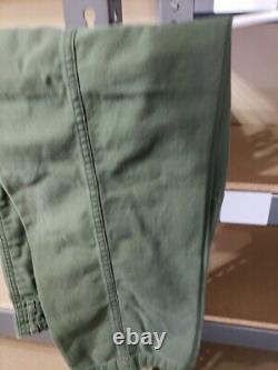 Vintage US Army Green Fatigues Set Pants, Shirt, Socks & Hat 1970s Vietnam Era