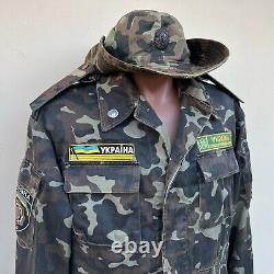Vintage Ukrainian army military border guard uniform set. Rank major