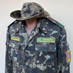 Vintage Ukrainian army military border guard uniform set. Rank major
