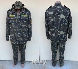Vintage Ukrainian army military border guard uniform set. Rank major