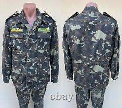 Vintage Ukrainian army military border guard uniform set. Rank major